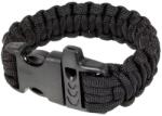 Element Brățară Paracord Element - sistem de închidere tip pin lock dublu - Black