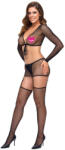 Cottelli Collection Net Suspender Set 4-pcs 2251523 Black S/M/L