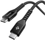 Spigen Essential USB-C - USB-C Kábel - 1m 100W - Fekete (EB10010CCA)