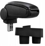 1A First Automotive Protec kartámasz Skoda Fabia II szintetikus bőr fekete, fehér varrással