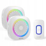  Tecknet vezeték nélküli csengő 400 m 110 dB 2db (3372)