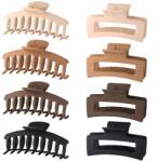 ABC Hajcsat Csat Nagy Állkapocs Csat Klasszikus Elegáns Szett 8 db-os (spinka do włosów)