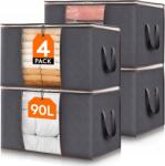 Lifewit Tároló táskák 90L Lifewit 4 db ágyneműhuzat (LF230097)