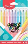  Filctoll készlet, 2, 8 mm, kimosható, MAPED "Color'Peps Pastel", 10 különböző pasztell szín (CIMA845469)