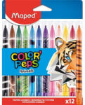  Filctoll készlet, 2, 8 mm, kimosható, MAPED "Color'Peps Animals", 12 különböző szín (CIMA845403)