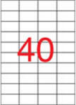 APLI Etikett, univerzális, 52, 5x29, 7 mm, APLI, 4000 etikett/csomag (CLCA3130)