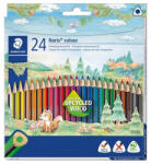 STAEDTLER Színes ceruza készlet, háromszögletű, STAEDTLER "Noris Colour 187", 24 különböző szín (CTS187C24)
