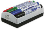  Táblamarker készlet, 2-3 mm, kúpos, tolltartóval, GRANIT "M460", 4 különböző szín + táblat (CTGM460W)