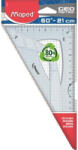  Háromszög vonalzó, műanyag, 60°, 21 cm, MAPED "Geometric (CIMA242621)
