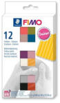  Gyurma, készlet, 12x25 g, égethető, FIMO "Soft Fashion", 12 különböző szín (CFM8023C125)