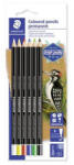 STAEDTLER Jelölőceruza készlet, mindenre író, vízálló (glasochrom), STAEDTLER "Lumocolor 108 20", 6 (CTS10820BK6C)