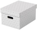 Esselte Tárolódoboz, M méret, ESSELTE "Home", fehér (CE628282)