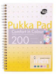  Spirálfüzet, A5, vonalas, 100 lap, PUKKA PAD "Irlen Jotta Gold (CPUPIRJA5GL)