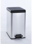  Pedálos szemetes, 25 l, CURVER "Slim Bin", fekete-ezüst (CUCPESB25)