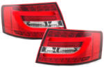 KITT Lightning LED Light Bar hátsó lámpák Audi A6 Limousine 04-08 piros/kristály (RA19SLRC)