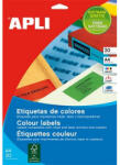 APLI Etikett, 105x148 mm, színes, APLI, kék, 80 etikett/csomag (CLCA12992)