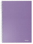 Esselte Spirálfüzet, A5, kockás, 80 lap, ESSELTE "Colour'Breeze", levendula (CE628469)