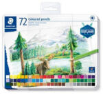 STAEDTLER Színes ceruza készlet, hatszögletű, fémdobozos, STAEDTLER "146 C", 72 különböző szín (CTS146CM72)