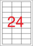APLI Etikett, univerzális, 64, 6x33, 8 mm, eltávolítható, APLI, 2400 etikett/csomag (CLCA03056)
