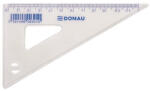 DONAU Háromszög vonalzó, műanyag, 60°, 12 cm, DONAU (CD7031)