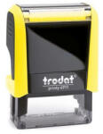  Bélyegző, TRODAT "Printy 4911", neon citromsárga ház, fekete párnával (CIT4911SK)