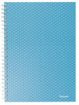 Esselte Spirálfüzet, A5, kockás, 80 lap, ESSELTE "Colour'Breeze", kék (CE628466)