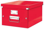 Leitz Doboz, A4 méret, LEITZ "Click&Store", piros (CE60440026)