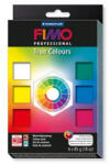  Gyurma készlet, 6x85 g, égethető, FIMO "Professional True Colours", 6 különböző szín (CFM800301P)