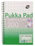  Spirálfüzet, A5, vonalas, 100 lap, PUKKA PAD "Irlen Jotta Green (CPUPIRJA5G)