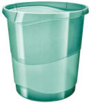 Esselte Papírkosár, 14 liter, ESSELTE "Colour'Breeze", áttetsző zöld (CE626290)