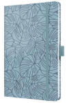  Jegyzetfüzet, exkluzív, 135x203 mm, vonalas, 87 lap, keményfedeles, SIGEL "Jolie", Blue Mo (CSIJN353)
