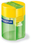 STAEDTLER Hegyező, egylyukú, tartályos, STAEDTLER "511", vegyes színek (CTS511006)