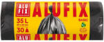  Szemeteszsák, 35 l, 30 db, 49x60 cm, 8 , ALUFIX "Economy", fekete (CKHT1269)