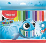  Filctoll készlet, 2 mm, kimosható, MAPED "Color'Peps Ocean", 18 különböző szín (CIMA845721)