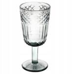 Artemis Fehér Vörösvíz Borospohár Díszes Füstös Fekete 270 ml (VD-139662)