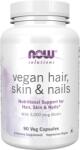 NOW Păr, Piele & Unghii Vegane - 90 vcaps