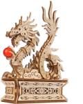 UGears Puzzle 3D, Wood Dragon, Ugears, lemn, 141 piese