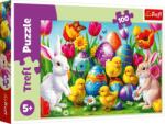 Trefl Puzzle Trefl 100 piese Pajistea de Paste pentru copii 5+ (16600) Puzzle