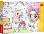 Trefl Puzzle Trefl 160 piese cu animale mici, multicolor, pentru copii 6+ (15443) Puzzle