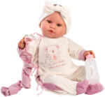 Llorens Llorens: Lea 45 cm-es síró baba cumival koalás rugdalózóban (74512)