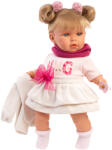 Llorens Llorens: Júlia 42 cm-es síró baba cumival masnis szoknyában (42410)