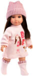 Llorens Llorens: Sara 35 cm-es baba rózsaszín kötött sapkában (53561L)