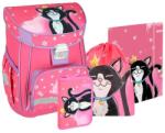 Spirit Spirit: Cat Queen fekete cicás iskolatáska, hátizsák 5 db-os szett 38×17×28 cm (409497)