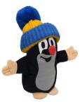  Cârtiță De Pluș 25 Cm, Cu Căciulă Albastră - Marionetă