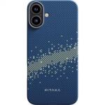 PITAKA Husa Pitaka Tactile Woven compatibila cu iPhone 16, Milky Way Galaxy (KI1601MYG) - voipshop
