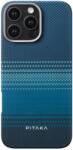PITAKA Husa Pitaka Tactile Woven Aramida compatibila cu Magsafe iPhone 16 Pro Max, Moonrise (KI1601MOM) - voipshop