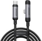 JOYROOM A56 Type-C - Lightning EnjoyX Series 90 Degree Cable A56, 30W gyorstöltés, Fekete (S-A56) (S-A56CL30W1.2M-BLK)