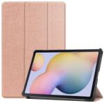 Cellect Samsung Tab S7/S8 11'' T870/T875 tok, állvánnyal, velúr béléssel, Rózsaszín (TABCASE-SAM-S7-RG)
