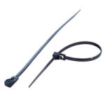  Kábelkötegelő oldható 270x4.8mm fekete 50db/csomag (1651275)