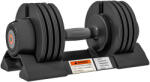SPORTNOW Ganteră reglabilă greutate 3, 5kg 6kg 8kg 10kg cu suport și mâner antiderapant echipament de fitness pentru acasă negru | Aosom Romania (A91-335V00BK)